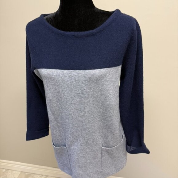 Colour Block Rachel Zoe Sweater with Pockets - Picture 1 of 4